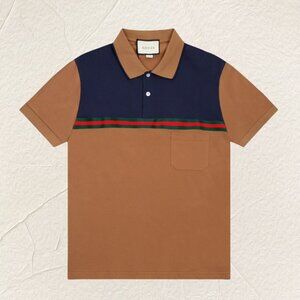 Gucci Color Block Polo Shirt